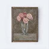 Vintage Wall Art | Pink Flowers A277